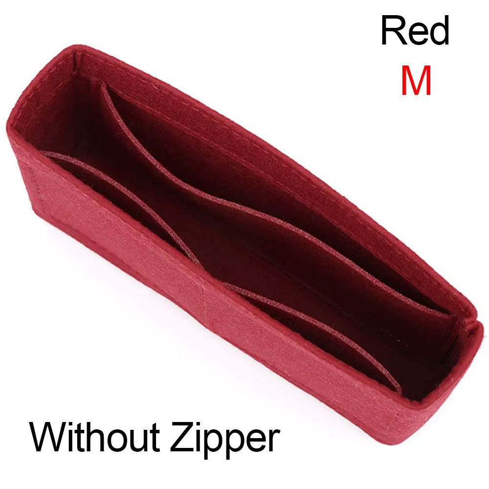 Luxury Felt Handbag Organizer Insert