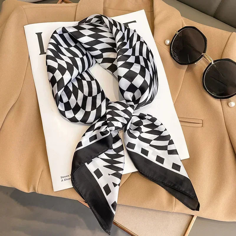 Luxury Design Print Square Scarf