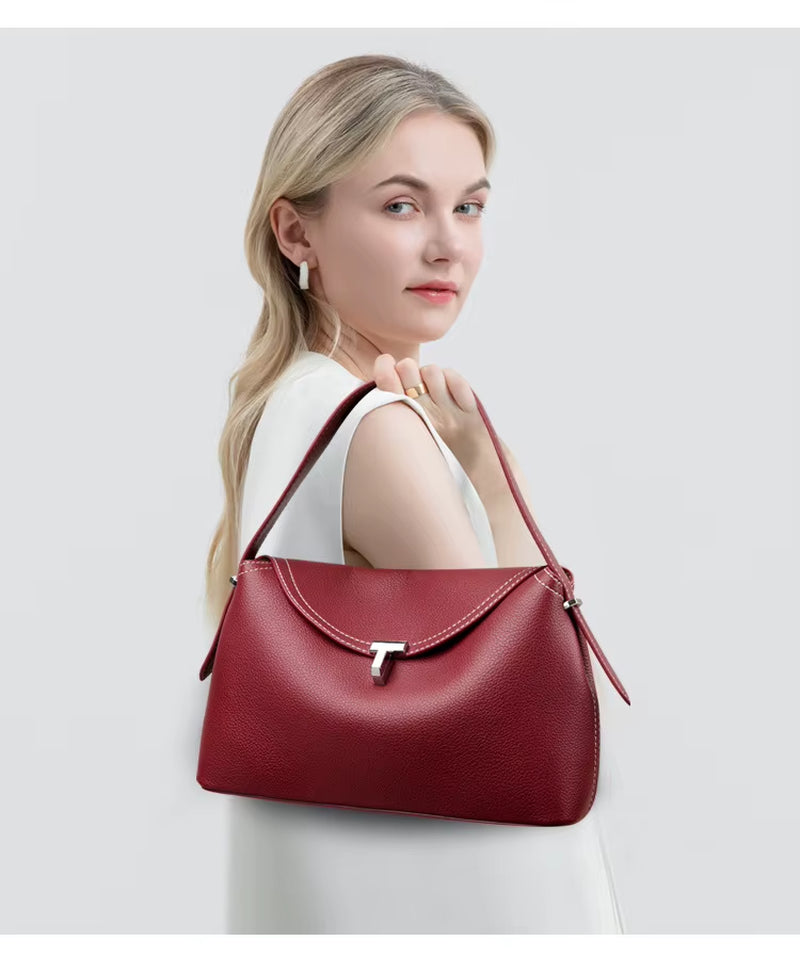 Mauvia Shoulder Bag Classic High-Grade Leather 