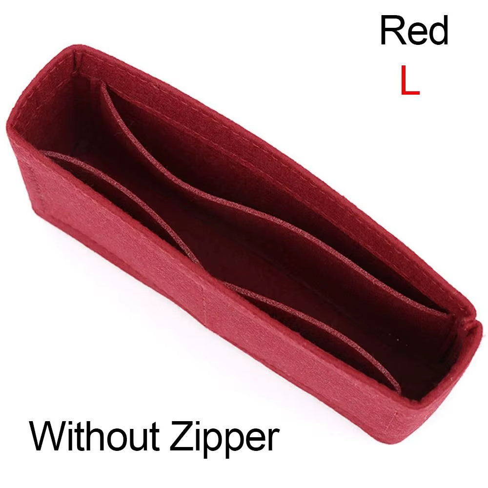 Luxury Felt Handbag Organizer Insert