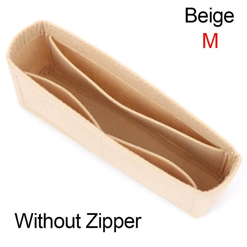 Luxury Felt Handbag Organizer Insert