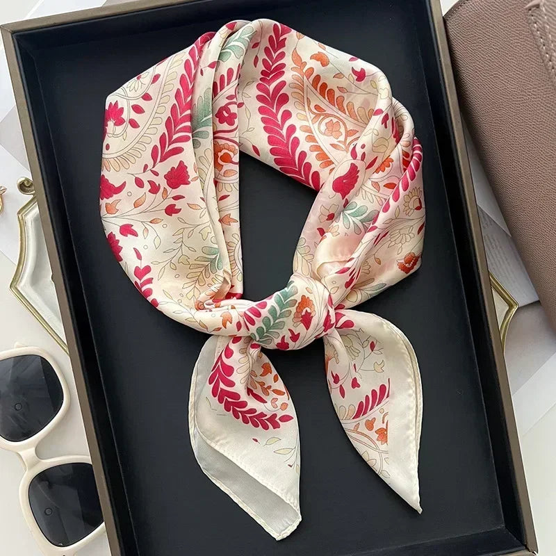 Luxury Design Print Square Scarf
