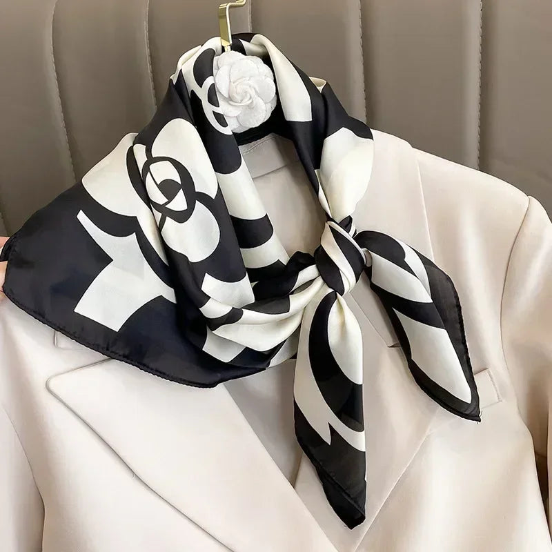Luxury Design Print Square Scarf