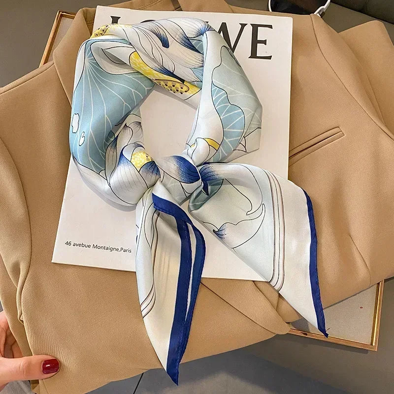 Luxury Design Print Square Scarf