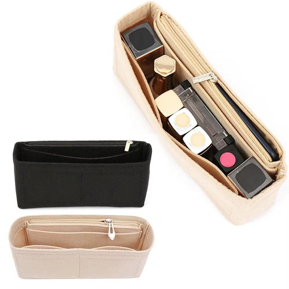 Felt Handbag Organizer | Bag Insert | Luxury Purse Organizer | Handbag Divider | Multi-Pocket Organizer | Tote Bag Insert | Women’s Bag Organizer | Purse Storage | Travel Organizer | Felt Bag Liner | Designer Bag Organizer | Lightweight Insert |