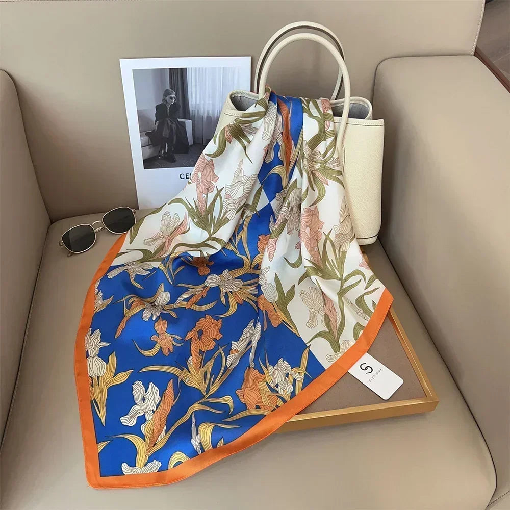 Luxury Design Print Square Scarf