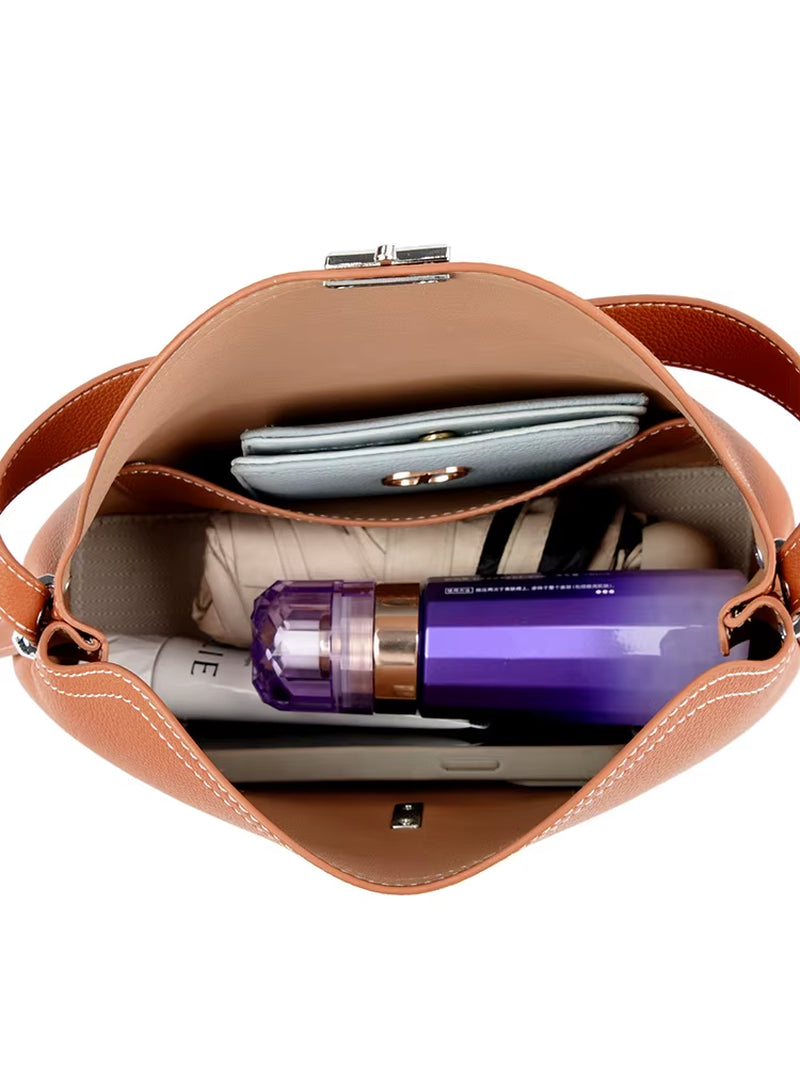 Mauvia Shoulder Bag Classic High-Grade Leather 