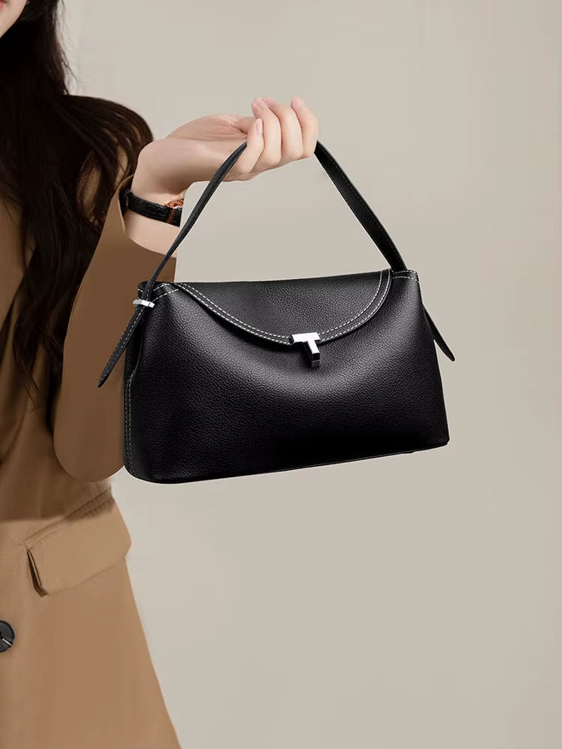 Mauvia Shoulder Bag Classic High-Grade Leather 
