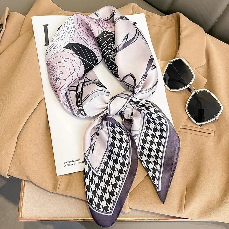 Luxury Design Print Square Scarf