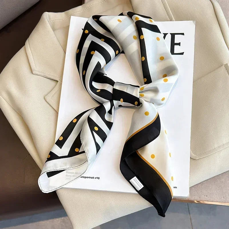 Luxury Design Print Square Scarf