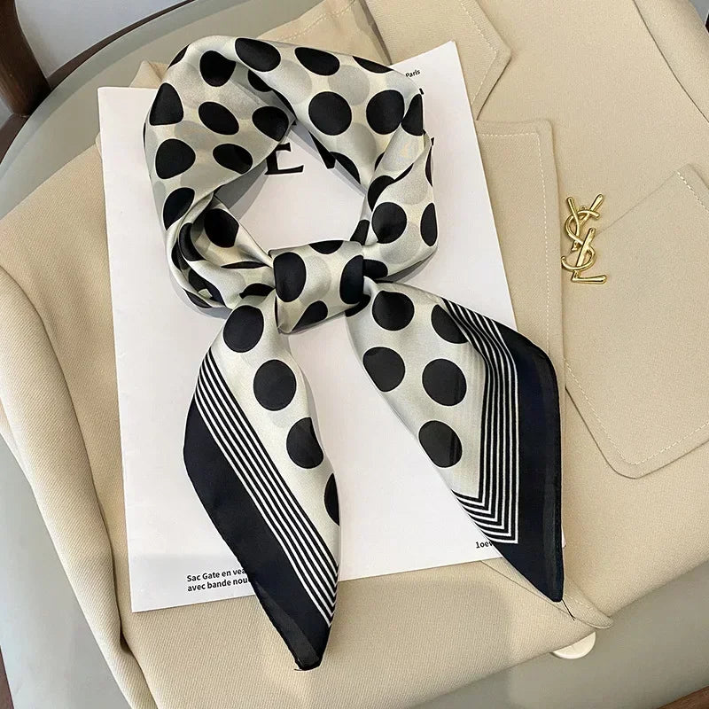 Luxury Design Print Square Scarf