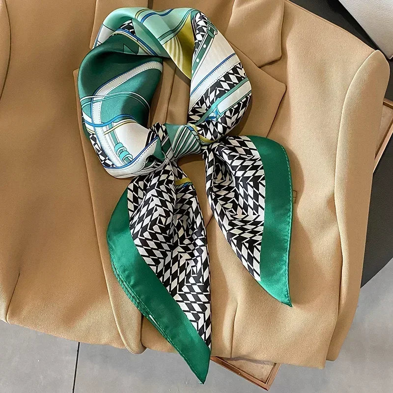 Luxury Design Print Square Scarf