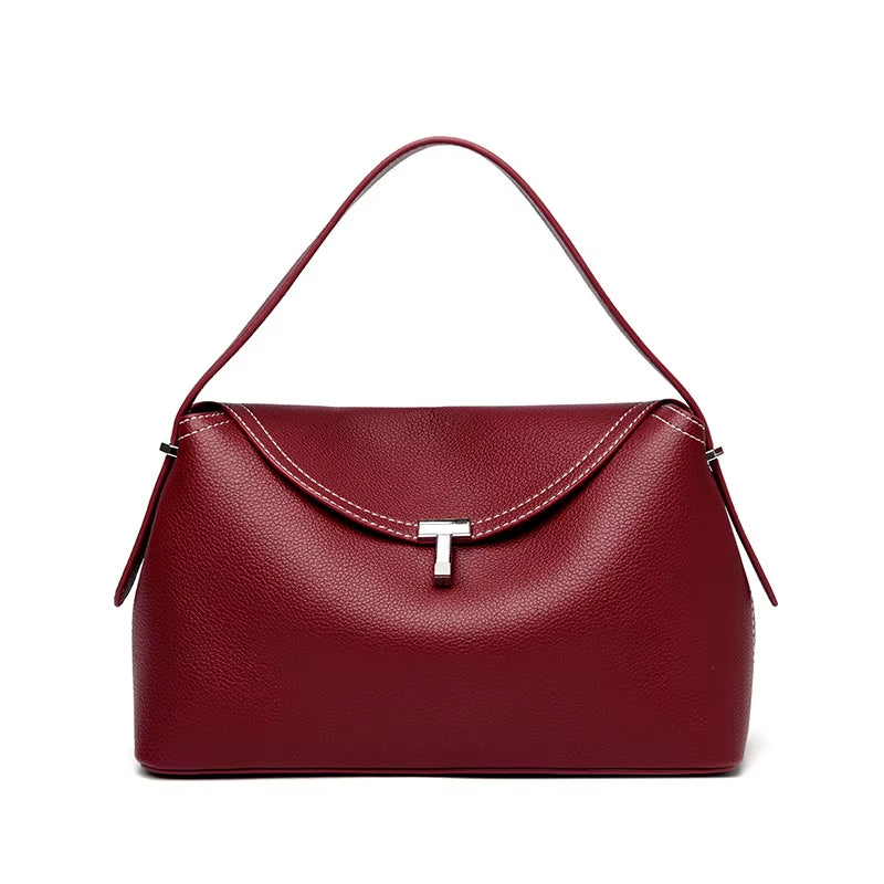 Mauvia Shoulder Bag Classic High-Grade Leather 